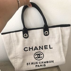 Canvas large tote New without tag